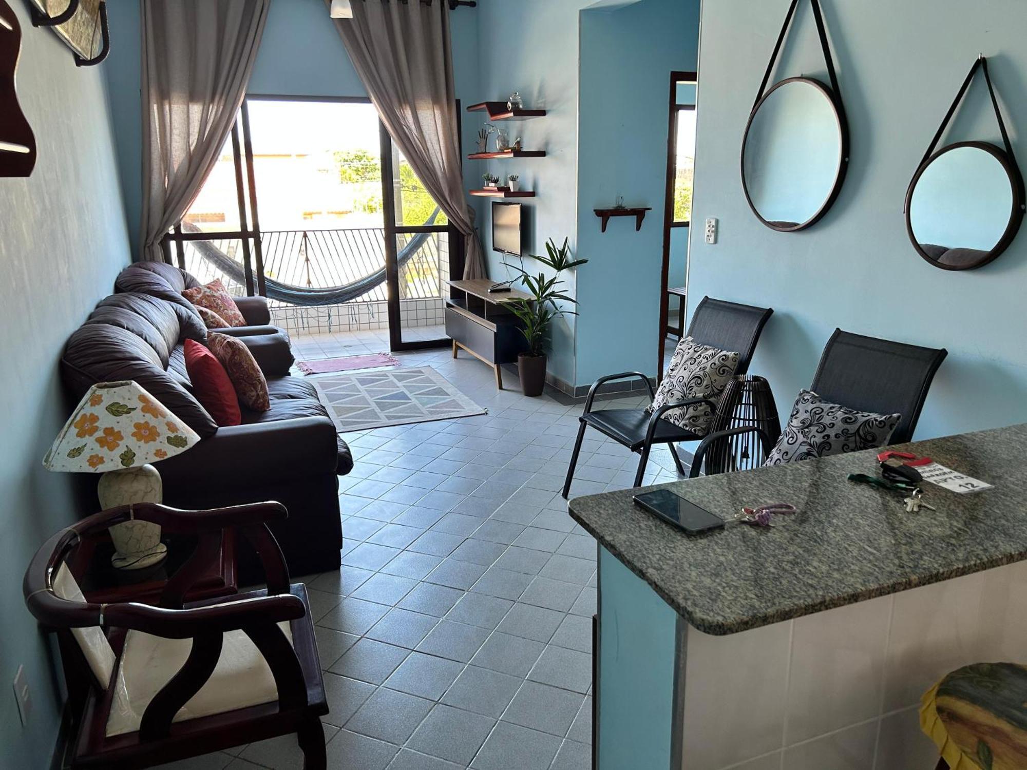 Appartement Ap Beira-Mar Com Wi-Fi E Garagem à Mongaguá Chambre photo